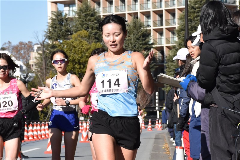 東京五輪20kmW代表の河添香織が現役ラストウォーク「やっと終わった。長かったなという思い」／元旦競歩