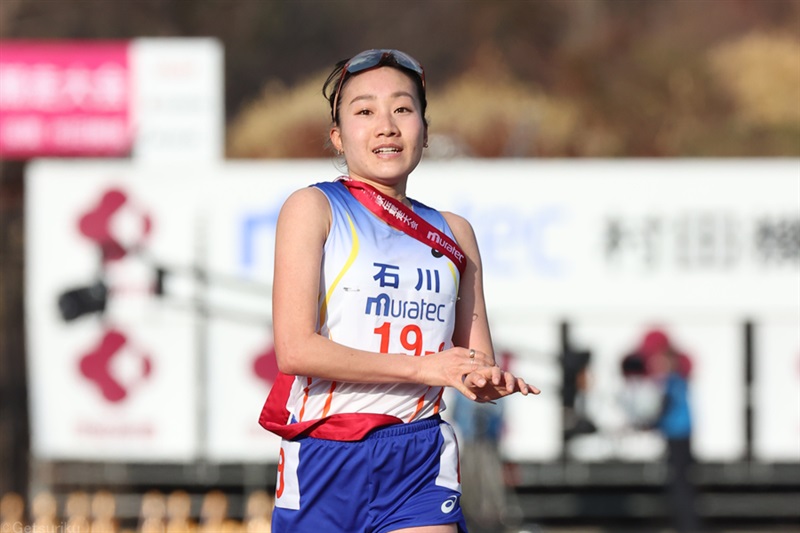 パリ五輪代表の五島莉乃が9区力走 震災から1年、石川への思い「みんなにとって良いものになれば」／都道府県女子駅伝