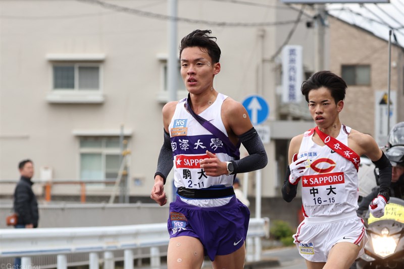 佐藤圭汰が7区1時間0分43秒の驚異的区間新！ 1分40秒差まで猛追 今後は3種目で日本記録更新を／箱根駅伝