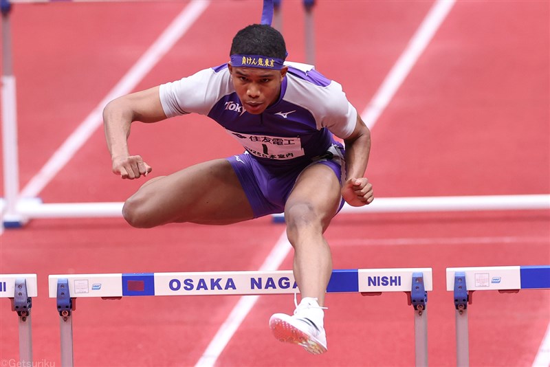 高2・古賀ジェレミーが60mH競り勝つ「東京世界陸上を狙いたい」／日本室内