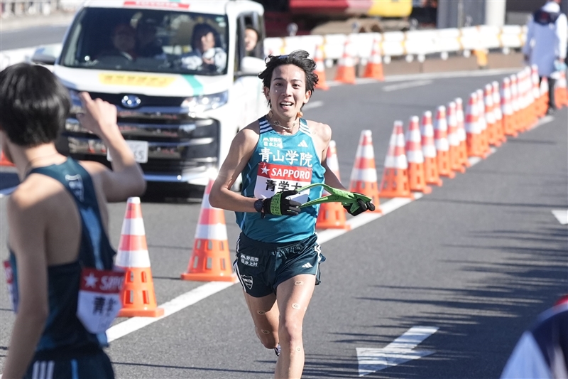 最後の箱根路／青学大・鶴川正也 待望の舞台で初のアクシデントも「たった1回でも走れて良かった」