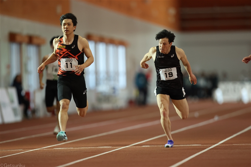 山縣亮太が60mと100mに出場しいずれも優勝 復帰戦を飾り「ケガなく走れて良かった」／JAG大崎