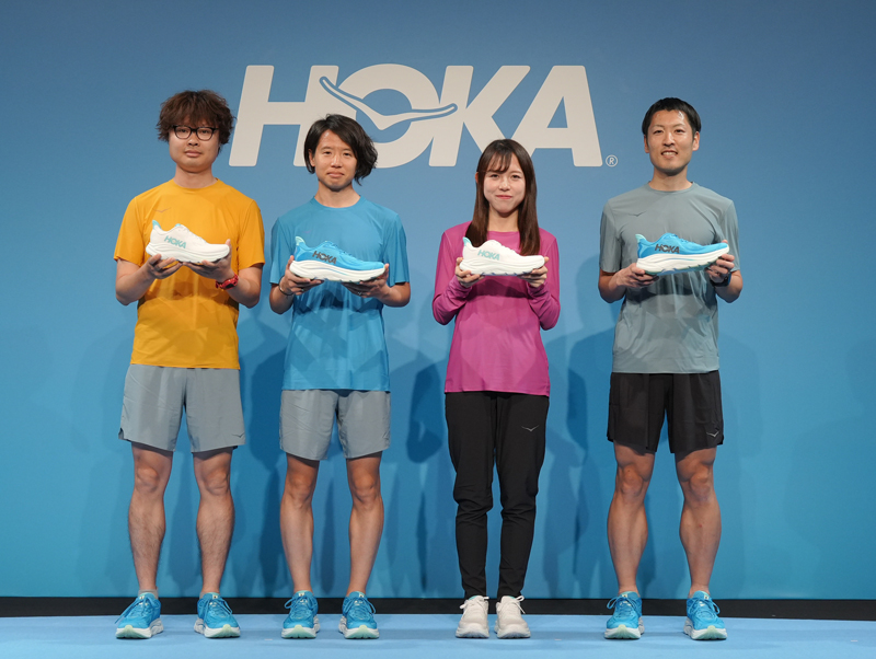 HOKAが「CLIFTON 10」発売に先駆けてイベント 鎧坂哲哉「クッション性とフィット感が良い」